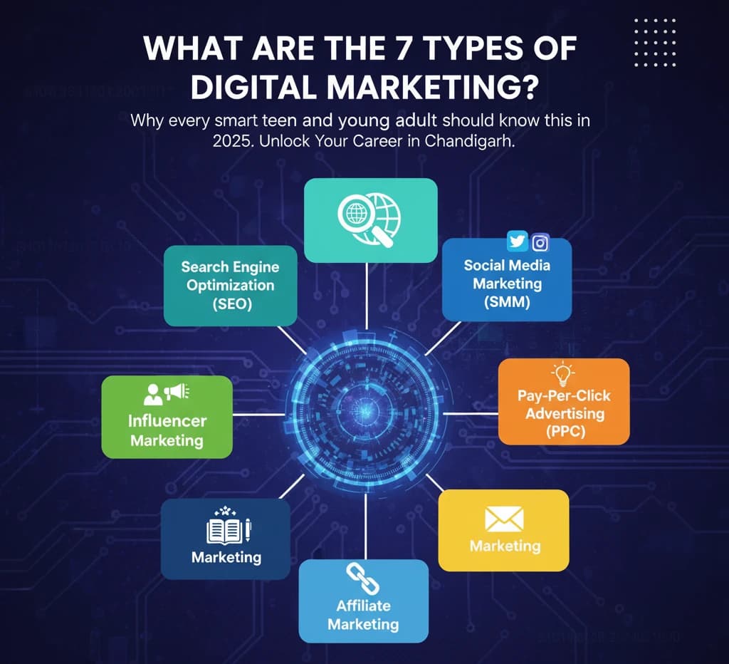 What Are the 7 Types of Digital Marketing?