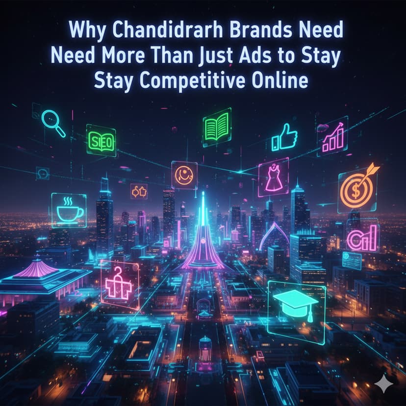 Why Do Chandigarh Brands Need More Than Just Ads to Stay Competitive Online?