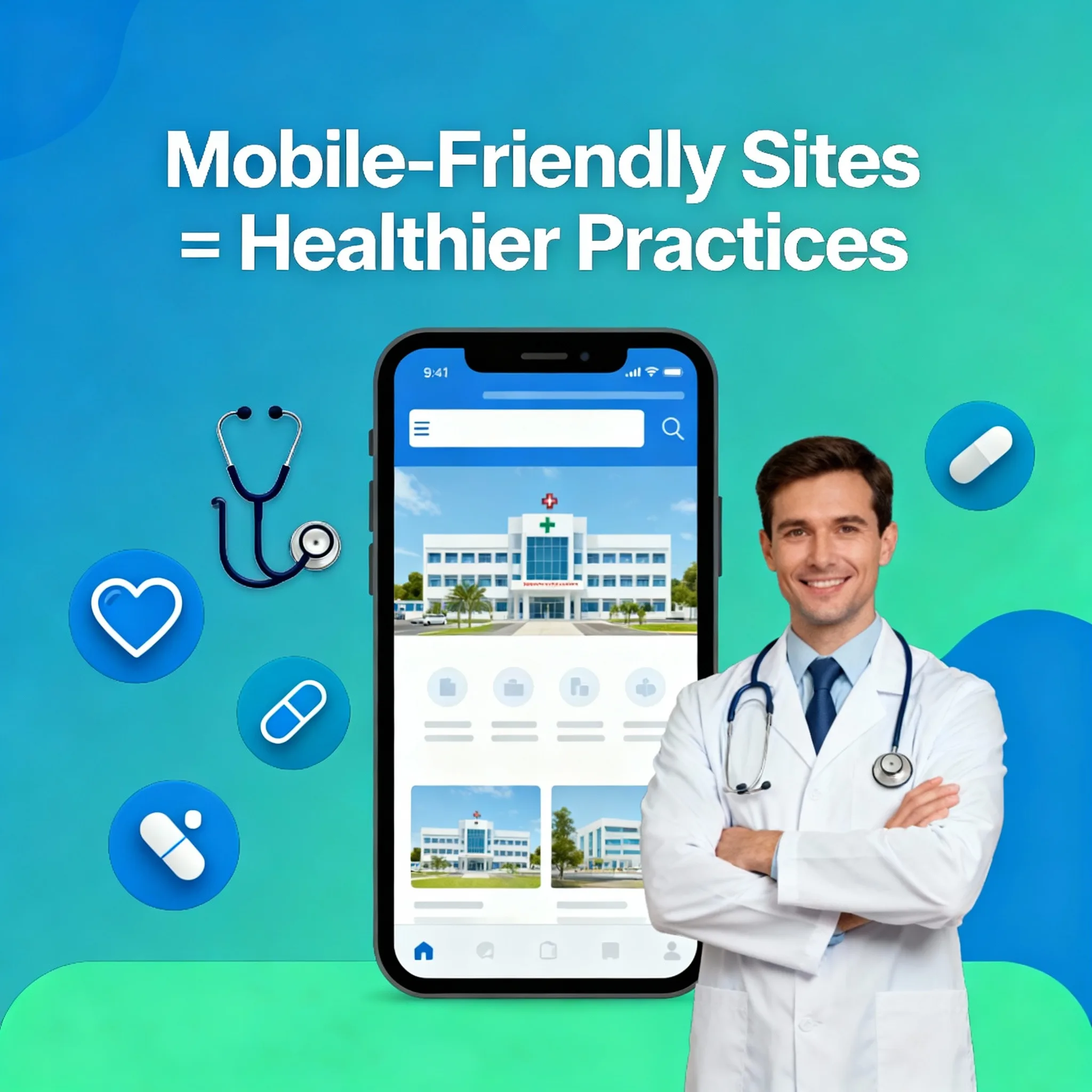 Why Doctors and Hospitals Need a Website That Works on Phones