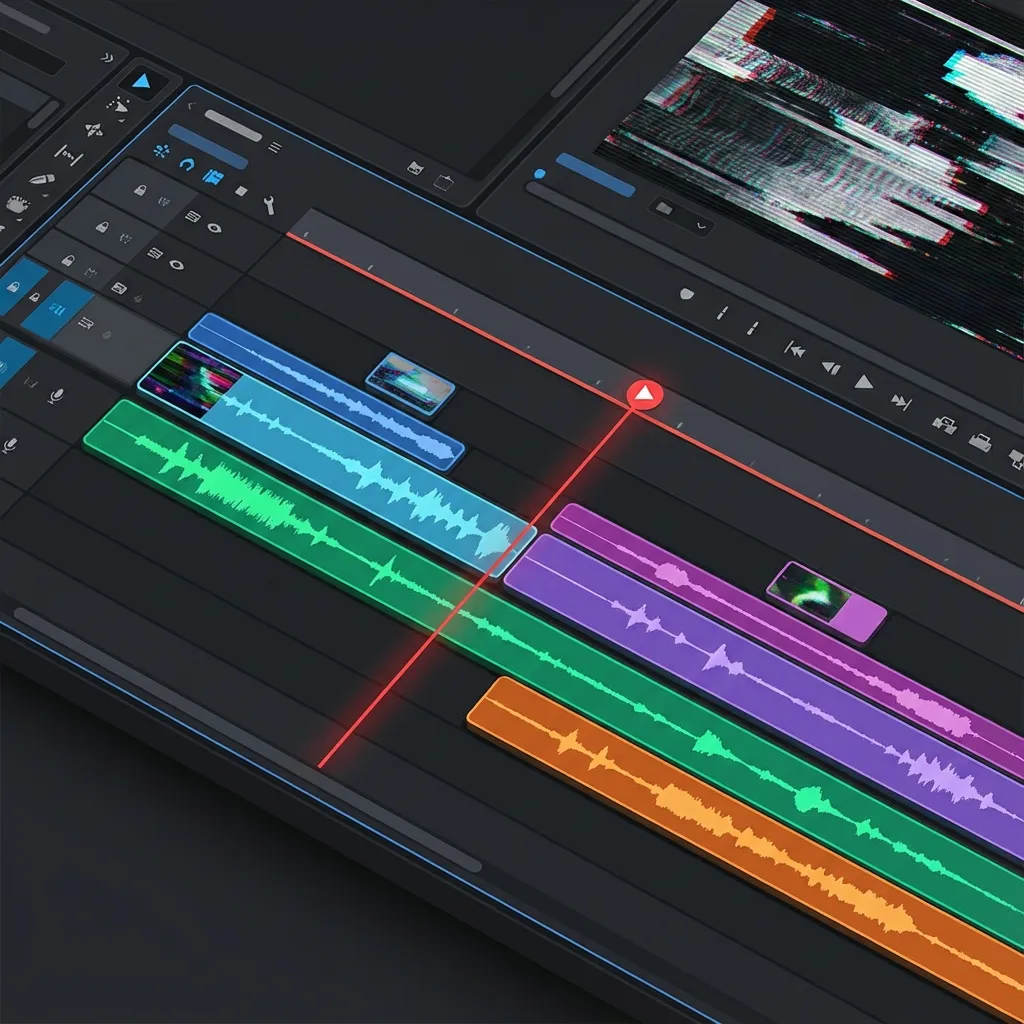 Video Editing Timeline Style